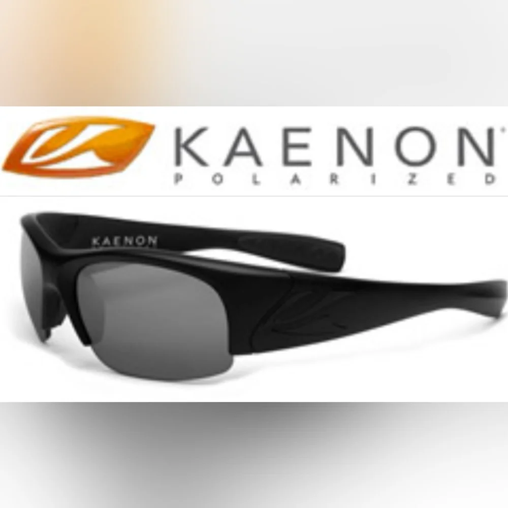 Kaenon Hard Kore Polarized Sunglasses. Black Frame.